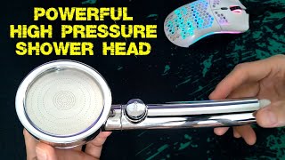 Powerful High Pressure Shower Head with 3 Modes - Unboxing and Testing