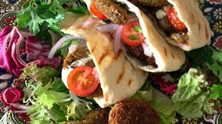 Falafel Sandwiches with Tahini Sauce