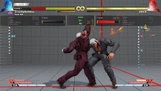 Urien aegis throwbait into throw setup