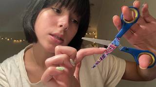 asmr over explaining simple items while doing your hair & makeup