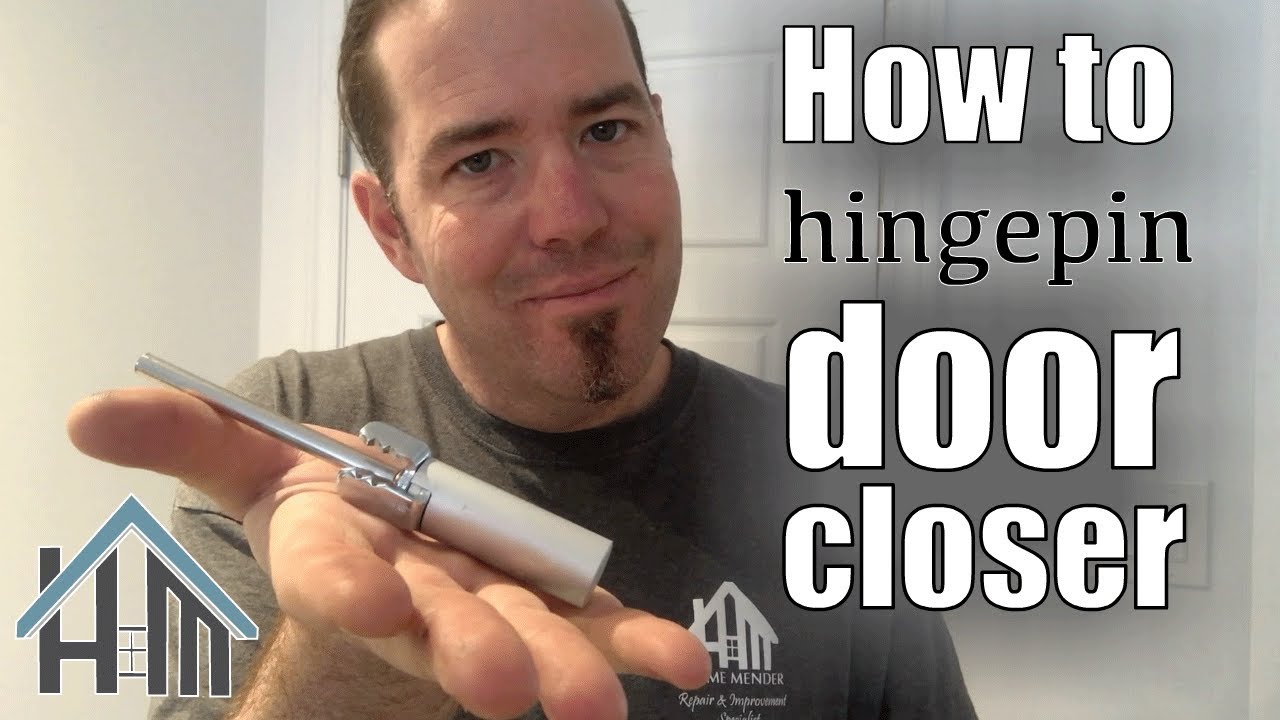 How To Install Hinge Pin Door Closer. Easy! - YouTube