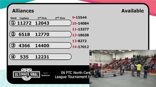 IN FTC North Central League Championship Alliance Selection