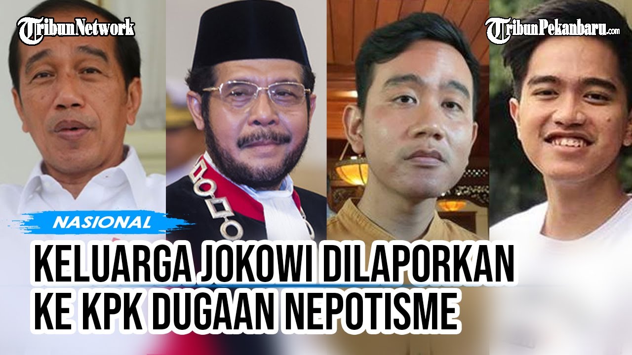 Presiden Jokowi, Gibran, Kaesang Dan Ketua MK Dilaporkan Ke KPK - YouTube