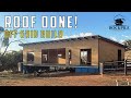 SIPs panel roof in 3 days | Couple build off grid house