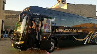 Al Mehmood Daewoo Bus Bh120 f | Departures Karachi Quetta Chaman |Pak Yutong Bus