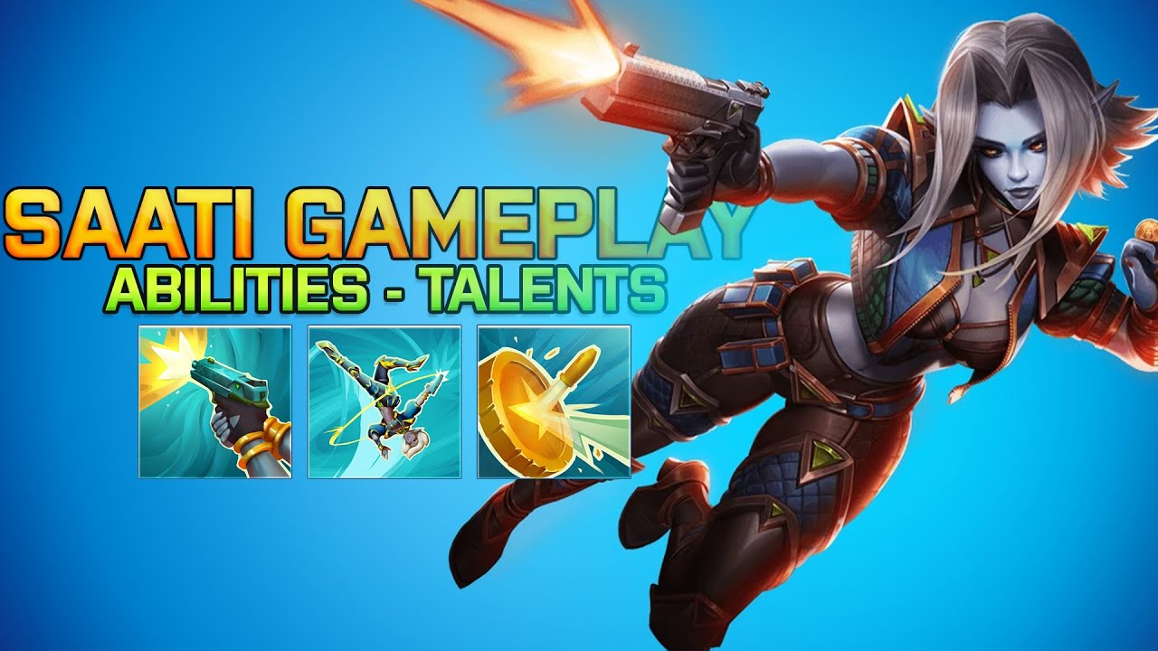 Paladins Saati Gameplay Abilities-ultimate -Talents (new Damage ...