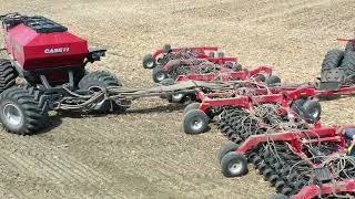 CANADIAN FARMER  - SPRING CORN PLANT. A great display of Case IH equipment seeding this years corn