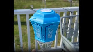 Bubble Maker Stand Machine with Lights and Music for Outdoor, 21-47 Inches Adjustable Bubble Torch,