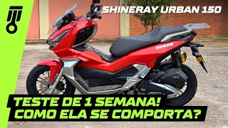 Shineray URBAN 150 no TESTE DE 1 SEMANA! Como é viver com a scooter?