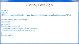 JavaScript | Scripting the Browser Stop Button