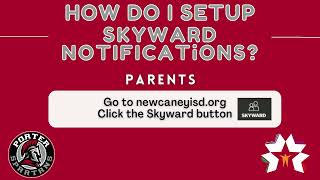 How to setup Skyward Notifications for parents