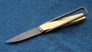 Knife Making - Cross Folder Knife