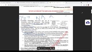 Dwdm Data Preprocessing