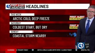 Technical Discussion: It gets colder, plus a coastal storm could impact CT this weekend