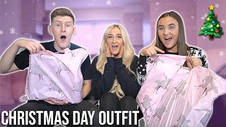 BOYFRIEND VS SISTER CHRISTMAS DAY OUTFIT CHALLENGE!!