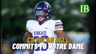 CB Micah Bell Commits To Notre Dame