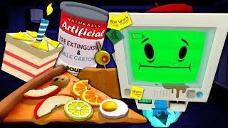 CURSED FOODS from the WORST EMPLOYEE - Job Simulator (VR)