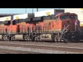 amazing union pacific csx and bnsf action in ontario and san bernardino feat up1996 and 1988