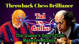 Tal's Tactical - Queen Sacrifice Unleashes Minor Pieces