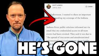 Fever INSIDER Scott Agness REMOVED From Team Media For Telling TRUTH About CC Injury...