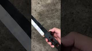 DIY BLADE KNIFE MAKING HALF DONE 440C