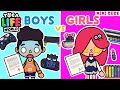 CON TRAI VÀ CON GÁI ĐI HỌC KHÁC NHAU RA SAO?👦🏻👧🏻 | GIRLS vs BOYS IN TOCA LIFE SCHOOL