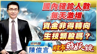 2022.04.21股市照妖鏡 陳俊言分析師【國內確診人數每天激增 資金非得轉向生技類股嗎？】