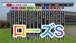 【ローズS】重賞回収率150%越えのローズステークスシミュレース【スタポケ】