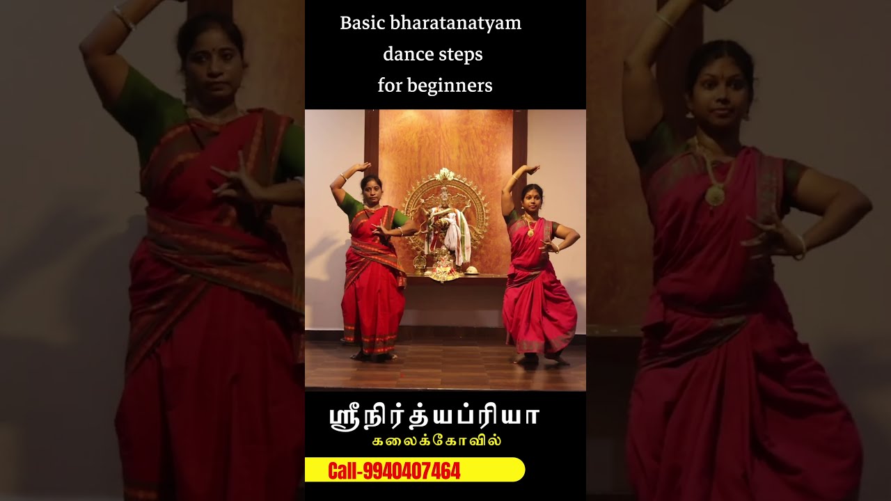 Basic Bharatanatyam Dance Steps For Beginners - YouTube