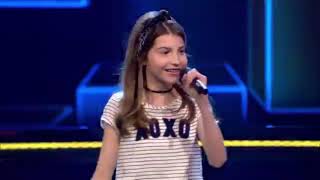 Carlotta by the Battle of The Voice Kids Holland and she won the Battle