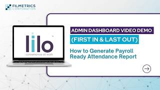 Lilo Admin Dashboard Demo First Login Last Logout Report