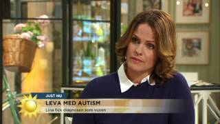Lina lever med autism - "Är fullständigt utmattande" - Nyhetsmorgon (TV4)