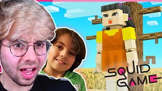 Mein 9 jähriger Bruder hat Squid Game in Minecraft nachgebaut