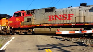 BNSF Warbonnet On New NS Train Meets CSX Train! The #1 Top Train On CSX! Amtrak Train! + More Trains