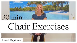 30-Min Seated Chair Exercises for Seniors | No equipment