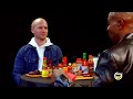 Terry Crews Hallucinates While Eating Spicy Wings  Hot Ones