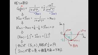 Lec07-4（一次遅れ系のベクトル軌跡）