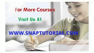 NTC 241 Courses(Snaptutorial)