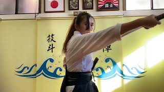 Katana woman Japanese action reel