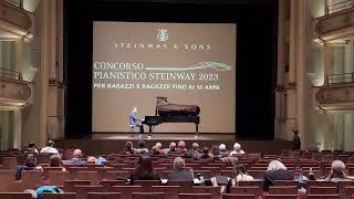 Ivan DAvide MURARO Finalista al concorso Steinway 26 marzo 2023