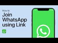 How To Join WhatsApp Group using Link - Tutorial