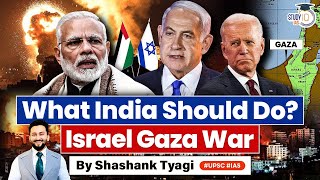 Israel Palestine Conflict : What Can India Do? | UPSC GS2 | Gaza | HAMAS