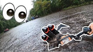 A Little Too Deep For Me! - Hog Waller Mud Bog