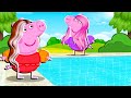 ENTRAMOS NO MUNDO DA PEPPA PIG NO ROBLOX *foi muito divertido*