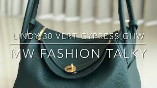 LINDY 30 VERT CYPRESS GHW - MW FASHION TALKY