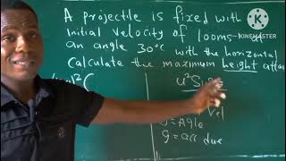 Physics: Calculating for the maximum height under projectile