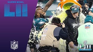 Philly's Celebration After Final Play & the Gatorade Shower! | Eagles vs. Patriots | Super Bowl LII