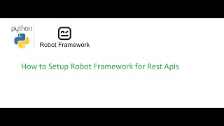 Robot Framework Beginner Class 4: Create Robot Framework Project | Setup Rest API Lib in Project