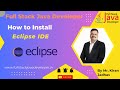 How to Install Eclipse | Hello World in Java | Learn with Mr. Kiran Jadhav