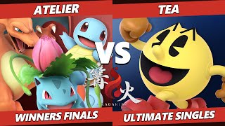 Kagaribi 3 Winners Finals - Atelier (Pokemon Trainer) Vs. Tea (Pac-Man) SSBU Smash Ultimate